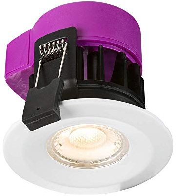 Knightsbridge IP65 6W Fire-rated LED Dimmable Downlight 3000k