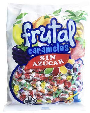 Frutal Sin Azúcar - Caramelo duro de frutas con edulcorante - 1 Kg
