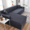 VEAI Sofabezug L Form Couchbezug Ecksofa Sofahusse Stretch Sofa überzug für 1/2/3/4 Sitzer（L-förmiges Ecksofa erfordert Zwei） (Color : A, Size : 4-Sitzer (235-300 cm))