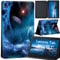 Case for Lenovo Tab M10 TB-X605F/ TB-X605L/ TB-X505F/ TB-X505L - Leather Tri-Fold Stand Cover Case for Lenovo Tab M10 10.1-Inch Tablet (blue universal space)