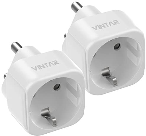 VINTAR 2PC Deutschland nach Indien Reiseadapter, Indien Outlet Adapter, EU nach Indien Reiseadapter für Indien, Sri Lanka, Nepal, Kongo Reiseadapter Typ D