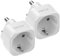 VINTAR 2PC Adaptateur de Voyage France vers Inde, Adaptateur de Prise Europe vers Inde pour Inde, Sri Lanka, Népal, Congo, Certification CE Type D