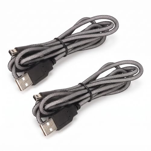 USB Ladekabel 5ft, Kompatibel mit 3DS XL, 2DS, NDSI LL, 2 Stück, Schnellladung