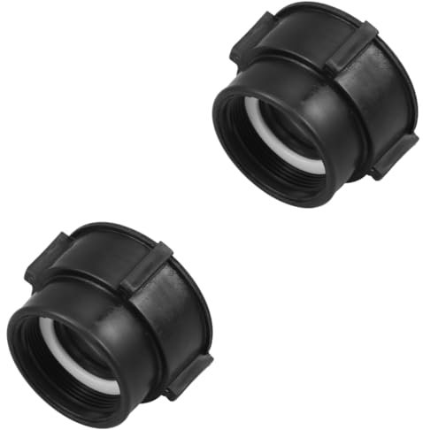 DOITOOL 2stücke Ibc Tankadapter Mit Grobgewinde Feingewinde Robuster Wasseranschluss Für Ibc-tonnen Für Gartenbewässerung Und Trinkwasserspeicherung Leicht Und Langlebig
