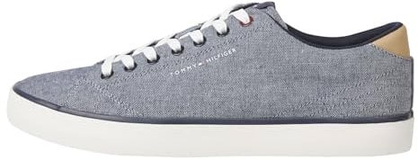 Tommy Hilfiger Herren Sneaker Schuhe, Blau (Desert Sky), 45
