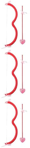 VALICLUD 3 Sets Amor Spielzeug Amor Requisiten Bebe Amor Mini Amor Requisiten Amor Bogen Kostüm Bögen Amor Requisiten Cosplay Party Bogen Amor Kostüm Valentinstag Amor