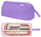 Leudes Hair Tools Travel Bag for Shark Flexstyle Carrying Case Portable Shark Hair Air Wrap Dryer Case Waterproof Dustproof Flat Curling Iron Travel Organizer (Purple)
