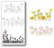 DIYology Transparente Stempel mit Mohnblumen, für Kartengestaltung oder Tagebuch, Löwenzahn-Silhouette, Silikonstempel, Gänseblümchen-Hintergrund, Gummistempel für Scrapbooking, Fotoalbum,