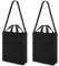 Lily queen Canvas-Tragetasche für Damen, Schultertaschen, Schwarz, Schwarz