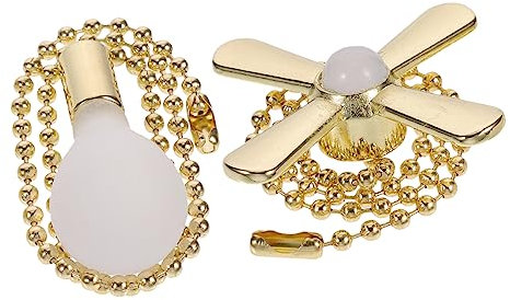 UKCOCO 12 Piezas De Luz De Ventilador Cadena Colgante Colgantes De Baño Gadget Creativo Adornos Para El Hogar Decoraciones De Cadena Cadenas De Tracción Ventilador De Techo Adornos De