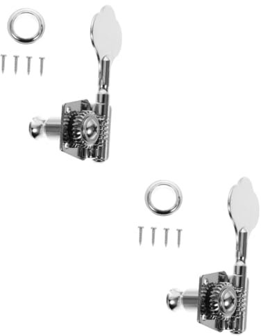 OFFSCH 2sets Electric String Tuning Peg Bass String Tuner Guitar Parts Body Easy Install