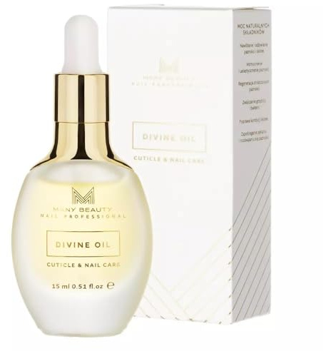MANY BEAUTY Nagelöl - Nail Cuticle Oil 15 ml - Nagelpflegeöl mit Zitrusduft - Nagelpflege - Nagelhautöl Mit Pipette - Nagelpflegeprodukte mit Olivenöl, Avocadoöl und Vitamin E