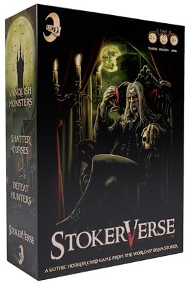 Iconiq Studios Stokerverse - card game - gothic Horror - Bram Stoker - Dracula - easy to learn - fun & strategic - easy to play
