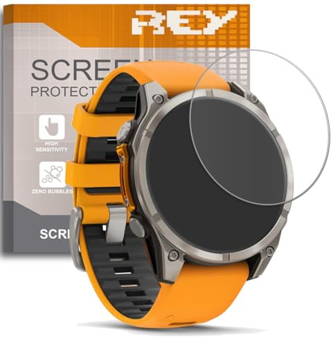 7X Protector de Pantalla para Garmin Fenix 8 51MM, Reloj SmartWatch