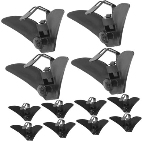 SAFIGLE Lot De 20 Pinces À Cravate Pour Homme En Plastique Noir
