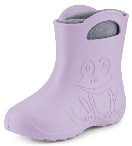 Ladeheid Eva Kinder Gummistiefel Regenschuhe gefüttert LA-CA-03