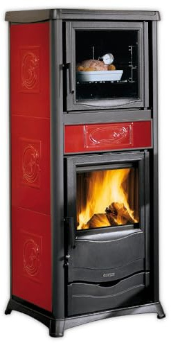 La Nordica Holzofen | TERMOROSSELLA PLUS FORNO DSA.16 | 11,1 kW | Bordeaux