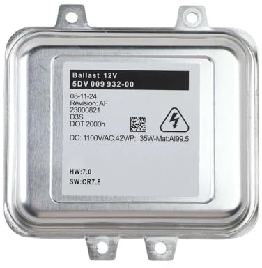 HID Vorschaltgerät Kompatibel Mit Opel Insignia HID-Scheinwerfer-Vorschaltgerät-Steuergerät 13434016 1207255 5DV00993200