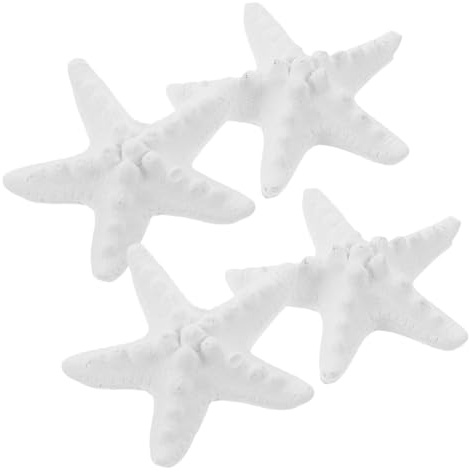 HOMOCONO Diffuseur d'Aromathérapie en Plâtre 4 Pièces Forme Étoile de Mer pour Bureau et Armoire Diffuseur Parfumé pour Espace de Travail