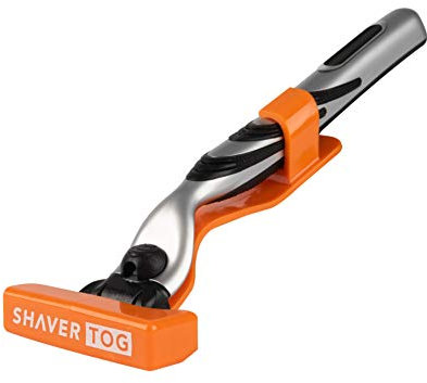 Shaver TOG one Rasierer Schutz (orange) kompatibel mit Gillette MACH 3/Turbo/Sensitive | kompakt, hygienisch, leicht, stabil, optimale Passform | ideal für zu Hause und auf Reisen
