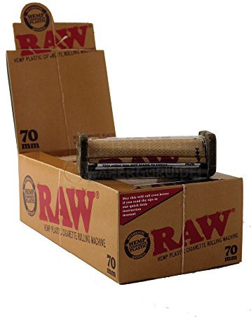 RAW Drehmaschine 70 mm aus Hanfplastik Regular Size Roller 12 Drehmaschinen (1 Display)