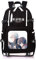 WANHONGYUE Tokyo Ghoul Anime Backpack Student Schultasche Laptop Rucksäcke Freizeittasche Daypack Schwarz-6