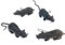 by Robelli 4x 12cm Rubber Mouse/Mice Halloween Home Decoration Trick Or Treat Toys