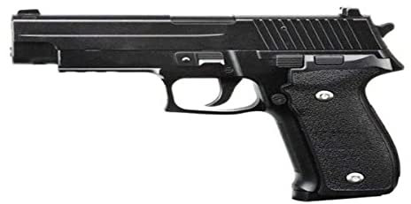 SAIGO Airsoft-Pistole S26 mit Feder, Material: Metall, manuelle Aufladung, Leistung: 0,5 Joule