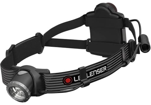 Ledlenser H7 SE Stirnlampe LED, Allround Kopflampe, 300 Lumen, 160 Meter Leuchtweite, 30 Stunden Leuchtdauer, fokussierbar, mit Rücklicht, inkl. Batterien & USB Kabel