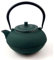 Sens Original Midori - Tetera de hierro fundido verde oscuro (1 litro), color verde