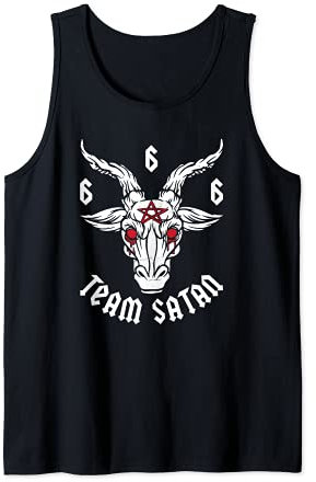 Heavy Metal – Team Satan - Hard Rock Emo Goth Biker Tank Top