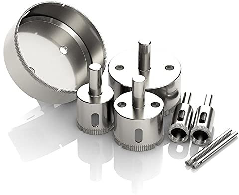 Glass Opening Device, Diamond Tile Tile Ceramic Marble Hole, 12mm Pump Reamer Drill bit, 2PCS