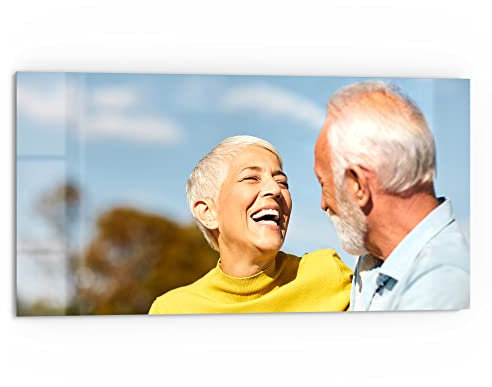 DEQORI personalisierte Küchenrückwand Glas | eigenes Foto | 80x40 cm | Bad- oder Herd-Rückwand | Herdblende Spritzschutz für Küche & Badezimmer | moderne Deko für Fliesenspiegel mit Bild