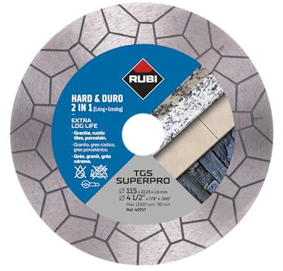 RUBI 40917 TGS 115 SUPERPRO Disco Diamante