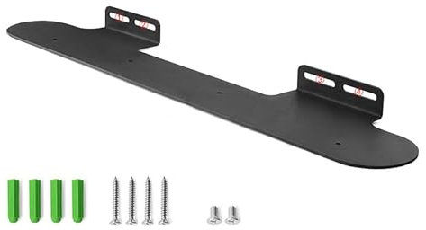 Kompatibel mit Bose Smart Soundbar 900 Halter Wandhalterung Bose Smart Soundbar 900 Ständer Zubehör mit integriertem Kabelmanagement,Smart Home Lautsprecher Zubehör Rack(Schwarz) 2PCS