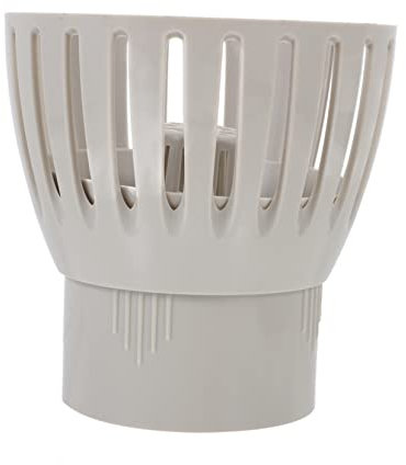 PRETYZOOM 1 STK Filter Pool-Korb-sieb Pool-Skimmer-Korb Ersetzen Dachablaufsieb Abflussabdeckung Für Fischbecken Über Waschbecken Sieb Teich Ablauf Abdeckung Blätter Durchlässig Abs Weiß