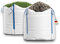 Jarlus Big Bag Sacs de qualité supérieure pour gravats, déchets de jardin, bois, sable, terre, coupe verte, guirlande de Noël, 90 x 90 x 90 cm, 1000 kg, avec 4 poignées de levage pour le transport, 1