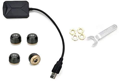 Watlsuz USB Android TPMS Reifen Druck Kontroll System Display Alarm System Externe Sensoren Android Navigation Auto Radio 4 Sensoren
