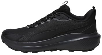 Puma Skyrocket Lite Trail Adult Unisex Straßen-Laufschuh, Black-COOL Dark Gray, 40