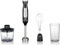 Melissa 16210069 Stabmixer Schwarz – 600 Watt leistungsstarker Mixer mit 2 Geschwindigkeitsstufen und stufenloser Einstellung, inkl. Mini-Zerkleinerer (0,5 l), Schneebesen, 0,7 l Behälter