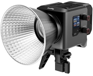 SMALLRIG RC 220B Pro 220W COB Video, Bicolore 2700K - 6500K, CRI 95+ Bowens-Mount Lamp, supporta 3 metodi di alimentazione, controllo app per fotografia e studio fotografico - 4621