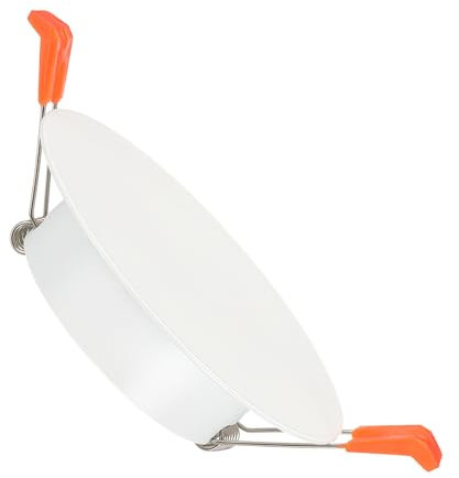 PATIKIL 100mm / 3.9 Diameter Metal Ceiling Hole Cover Plate, Downlight Hole Trim Wall Mount Decorative Cap Access Panel for 2.8-3.2inch Round Ceiling and Wall Openings, Matte White