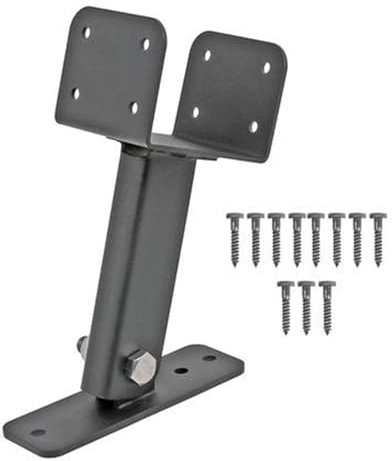 MICFENY Terrassendacherhöhung, strapazierfähig, Edelstahl, Pergolen, Dacherhöhungen, Balken, Halterung, verstellbare Sättel, Dacherhöhungen P