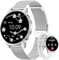 Miecgth 2025 Smartwatch Donna con SIRI/ET/HRV, 1.27 TFT Orologio Donna con Chiamate Cardiofrequenzimetro Ciclo Mestruale IP68 24H Sonno Caloria Fitness Tracker per Android & iOS (Argento)