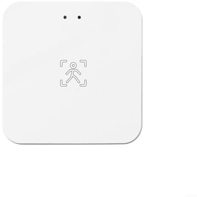 Sensore di presenza umana intelligente, durata della batteria di 360 giorni con potenza ultra bassa da 40 μA, sensibilità regolabile e movimento 6 m/rilevamento presenza 4 m, per casa/ufficio