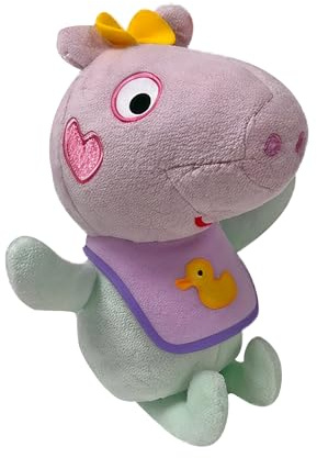 TY Baby Evie Peppa Pig Beanie 13cm Soft Plush Toy Teddy - Collectible Stuffed Plushies Cuddly Soft Toy for Kids - Cute Plush Gift and Soft Toys