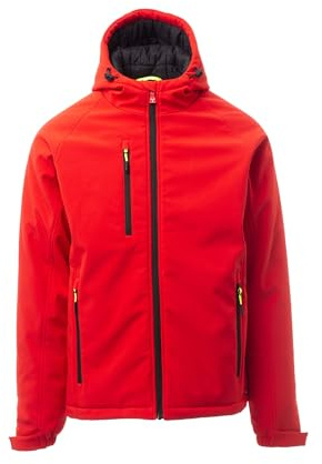 Mivaro Herren Winterjacke Softshell wasserdicht mit Kapuze warm S-5XL | 95 % Polyester, 8.000 mm Wassersäule, winddicht, atmungsaktiv, Fleecefutter, Tablet-Innentasche, Arbeits- und Outdoorjacke