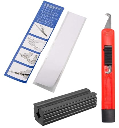 Genérico Golf Grip Installation Kit, Replacement Grip Tape and Knife, Ball Sports Equipment Maintenance Accessories for Beginners Hobbies Leisure