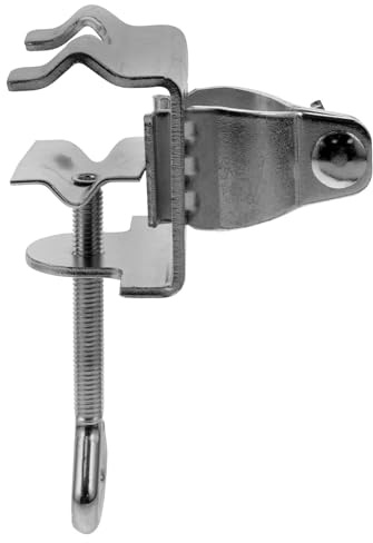 SEWACC Pince de Fixation pour Parasol Argentée en Galvanisation, Support Sécurisé et Stable, Ajustable pour Jardin et Balcons, pour Terrasse et Extérieur