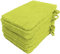 Lanudo Pure Line Waschlappen Waschhandschuh, 10er Set, Reine Frottier Baumwolle, 21 x 15 cm, Farbe Lime